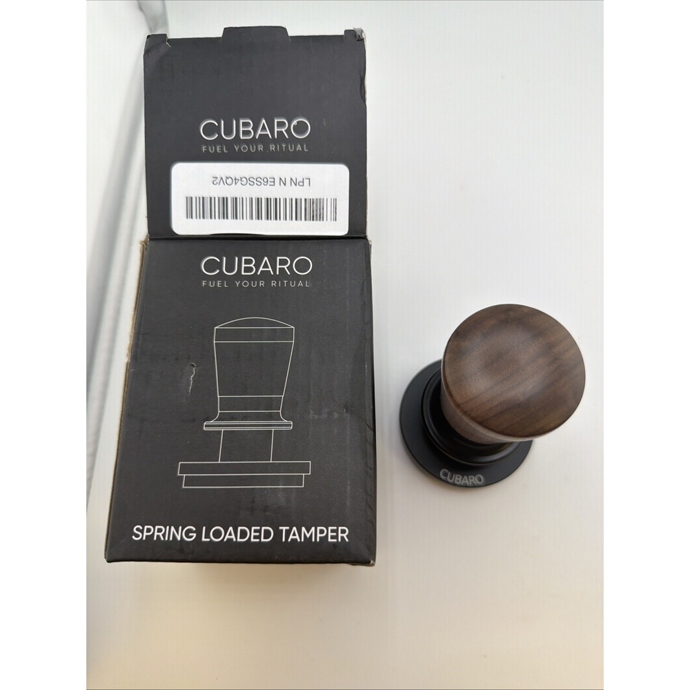 CUBARO 54mm Calibrated Espresso Tamper, 30lb Click